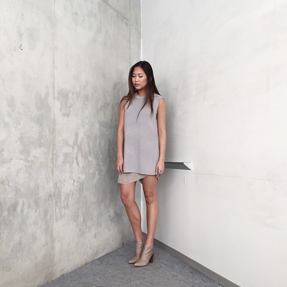 Aritzia Wilfred Palmier Tunic Sweater